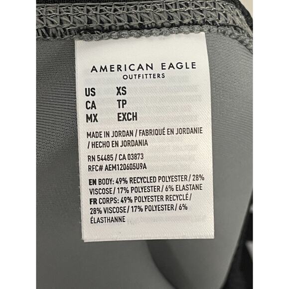 American Eagle Shorts Mens XS Gray Drawstring Waist Zipper Pockets Gym - Picture 8 of 12